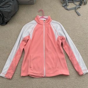 pink/white tekgear fleece